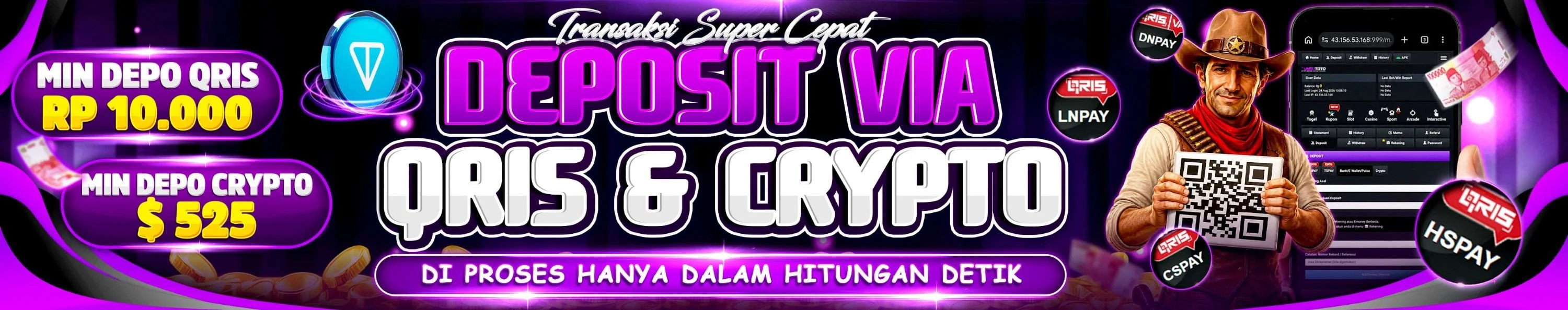 Deposite Tanpa ribet di ungutoto